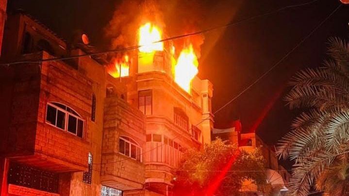 Požár domu v Pásmu Gazy si vyžádal 21 obětí
